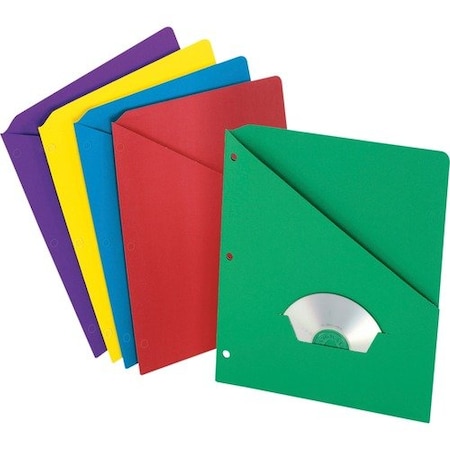 Pendaflex Slash Pocket Divider, 3HP, 8-1/2inx11in, 2 Assorted, 25PK PFX32940
